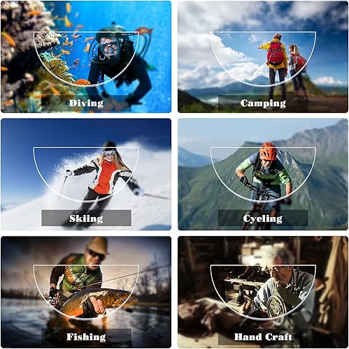 Miniatura 6 de Lentes bifocales adhesivas para lectores de lentes adhesivas de aumento reutilizables para seguridad y gafas de sol OS8801