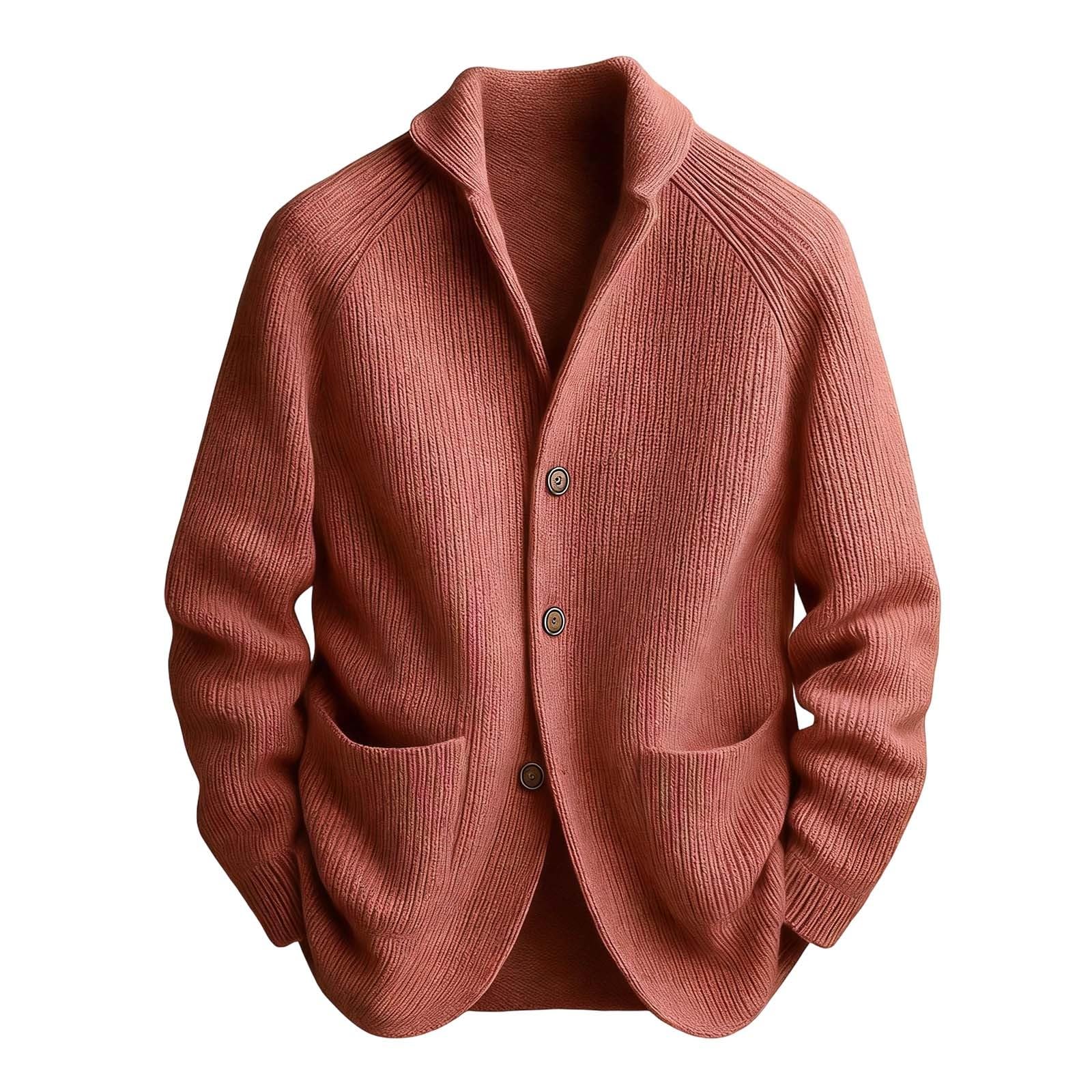 Chaqueta de punto para hombre ideal para jugar al golf en otoño