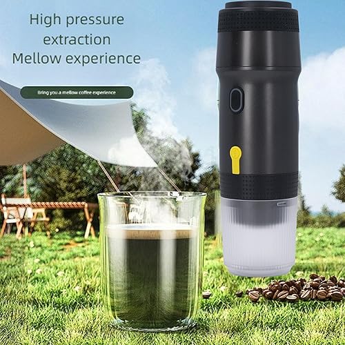 Miniatura 4 de Máquina de café portátil 3 en 1 inalámbrica 20Bar Maker para cápsulas NES DG café molido con batería de 7500 mAh para viajes al aire libre oficina