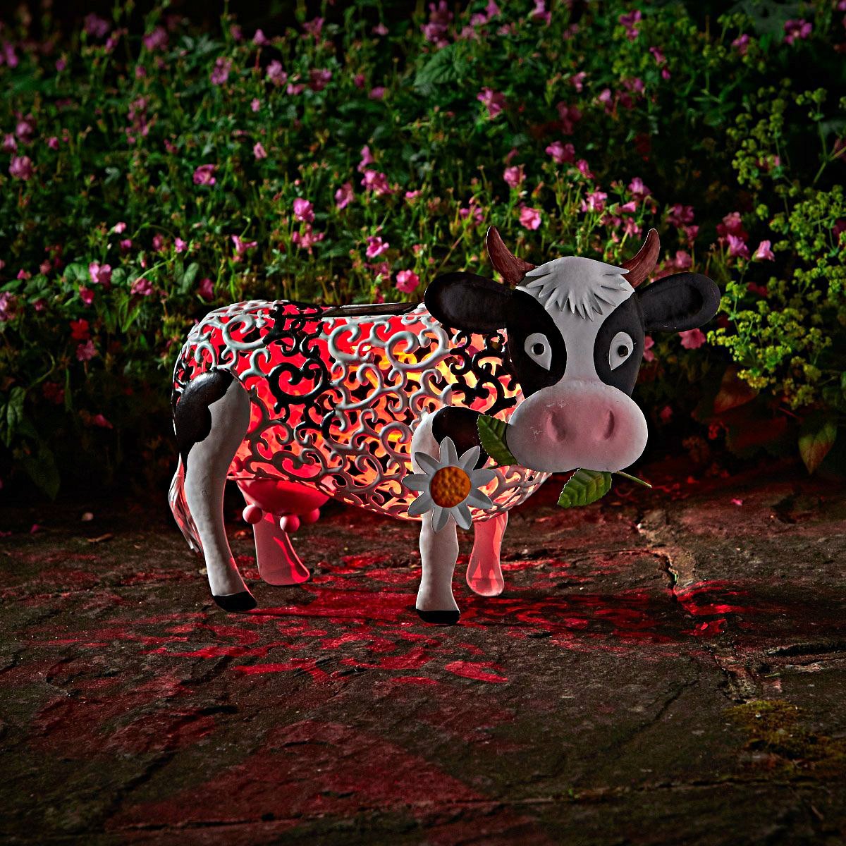 garden mile 10 luci a LED a energia solare che cambiano colore, per giardino, vialetto e vialetto per esterni, per illuminazione a energia solare, per giardino, giardino, esterni 10 pezzi