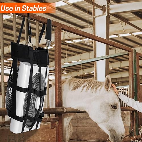 Miniatura 4 de Bolsa de ventilador de caja, soporte clásico para ventilador de caja de 20 x 20 pulgadas, soporte de ventilador de caja de red colgante para