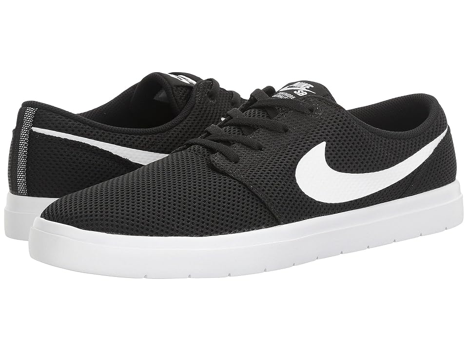 

Nike SB Portmore II Ultralight (Black/White) Men's Skate Shoes