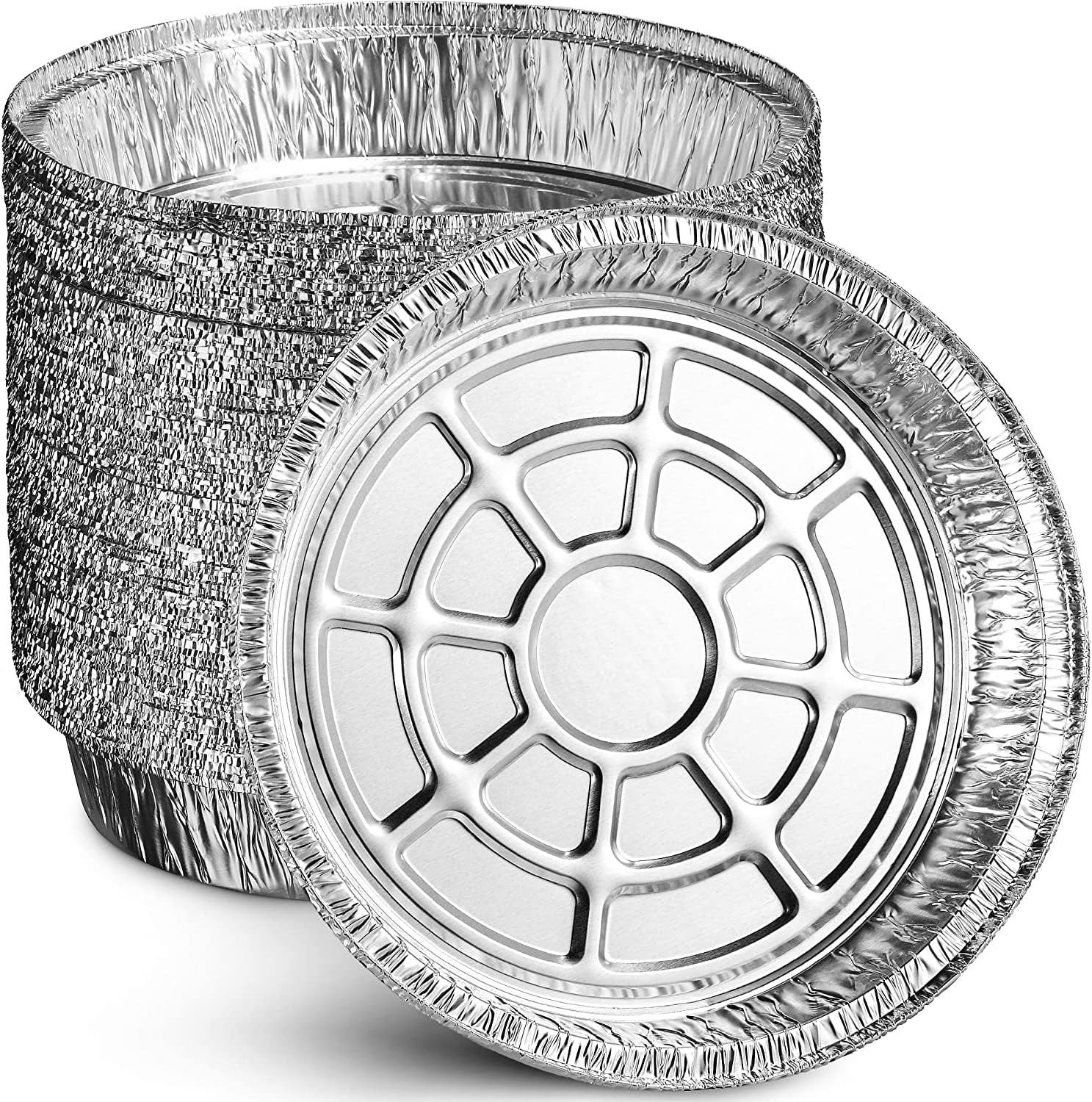7 inch Round Aluminum Foil Pan Sets Takeout toGo