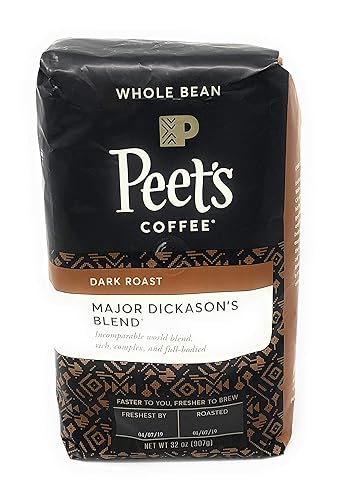 Peets Coffee, Major Dickason's Blend, Whole Bean 32oz