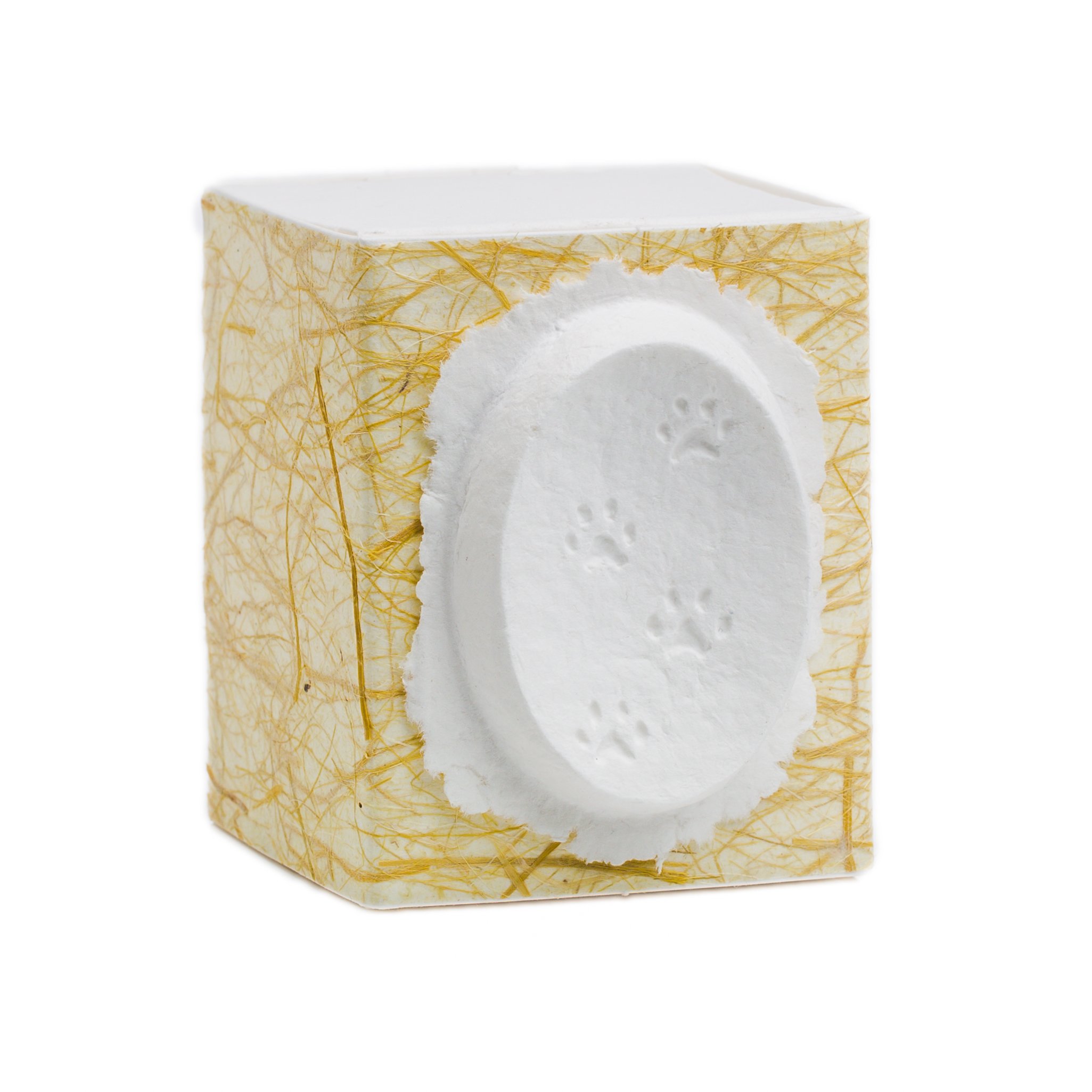 Earth Memorials Biodegradable Pet Urn (Cat Paw Box)