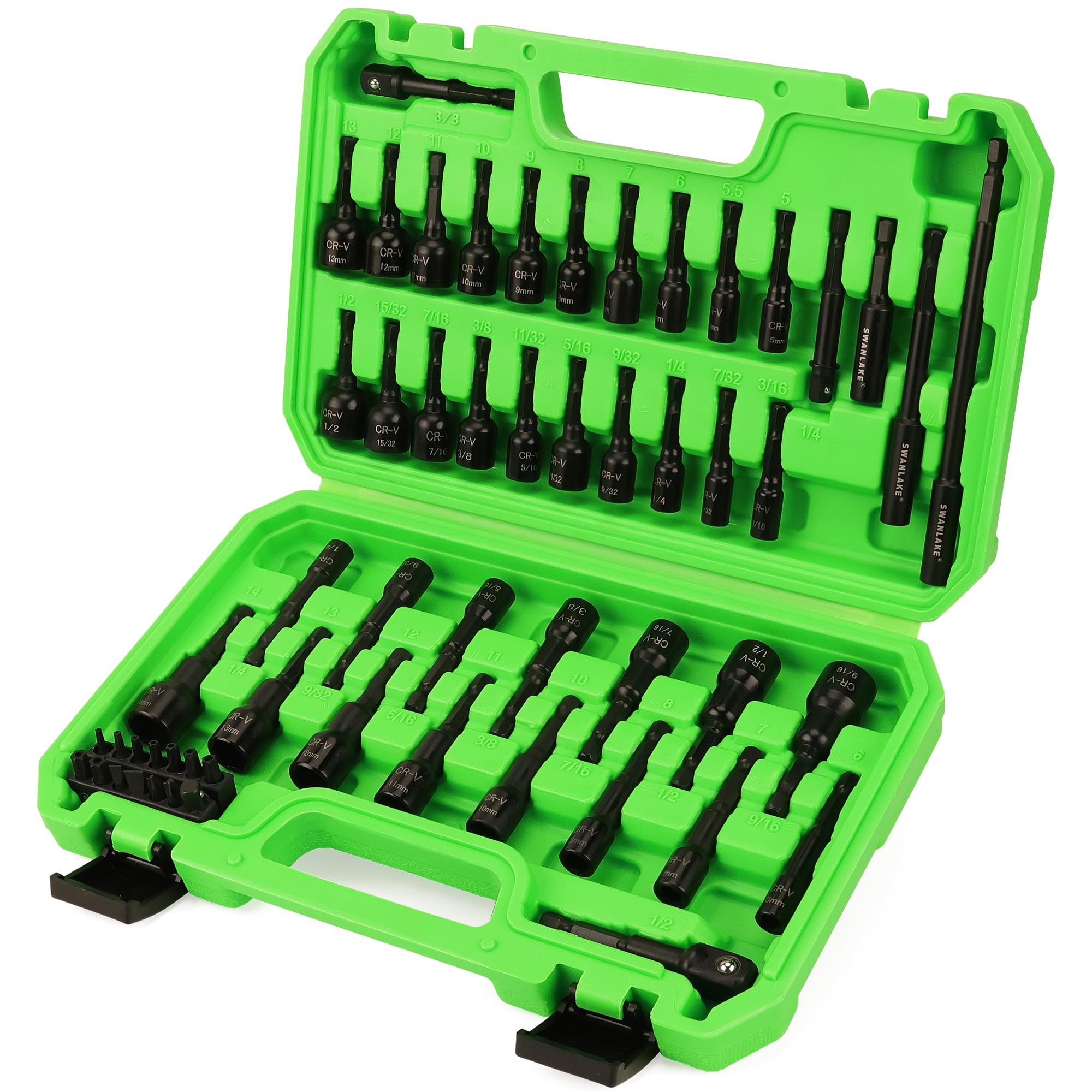 その他 minty. Amazon.com: 55-Piece Magnetic Nut Driver Set, Metric & SAE 1