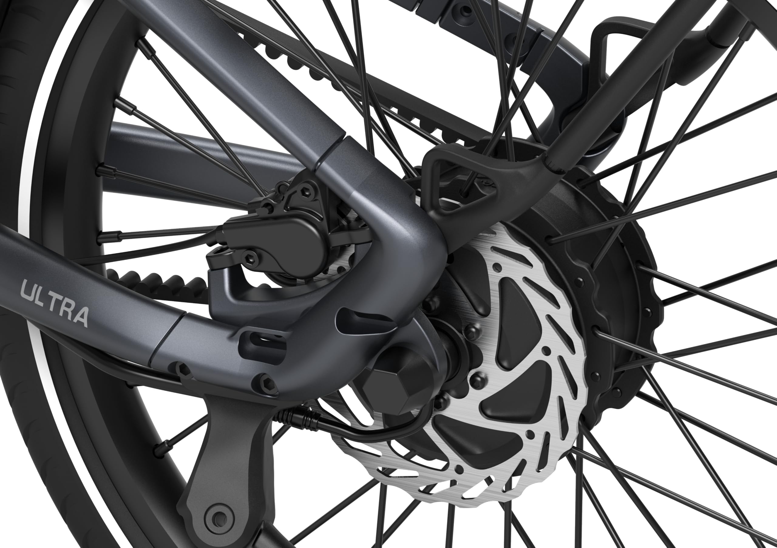 Ado Air20ultra2026 Bicicleta Eléctrica Plegable, Bicicleta Urbana 20'' Asistencia EléCtrica, Motor AutomáTico Bafang 36V250W, App y NFC, Luces Integradas, Incluye Cesta Delantera