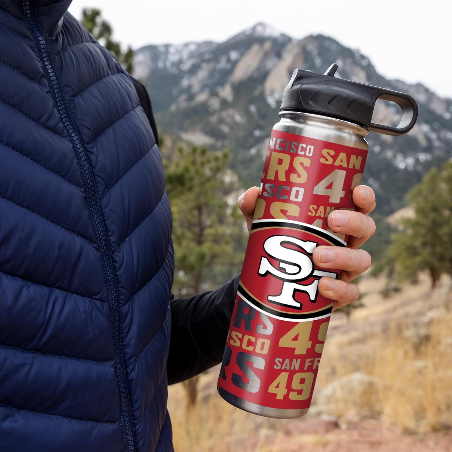 Rico Industries NFL Football Stainless Steel Tumbler with Lid - Great For Coffee, Tea, Water or Cocktails - Image 2