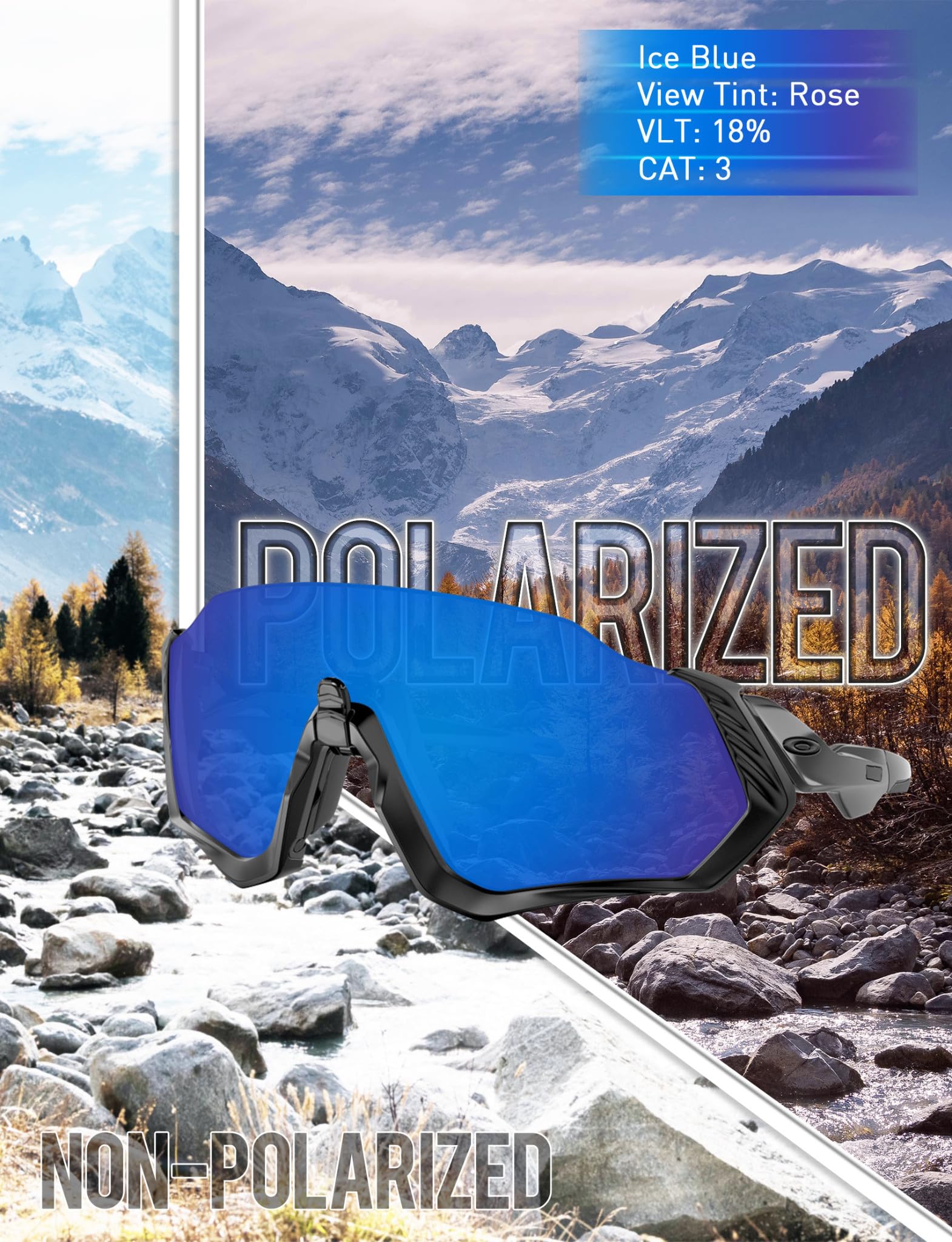 Lentes de repuesto de policarbonato para gafas de sol Costa Del Mar Motu Ultra Polarizadas