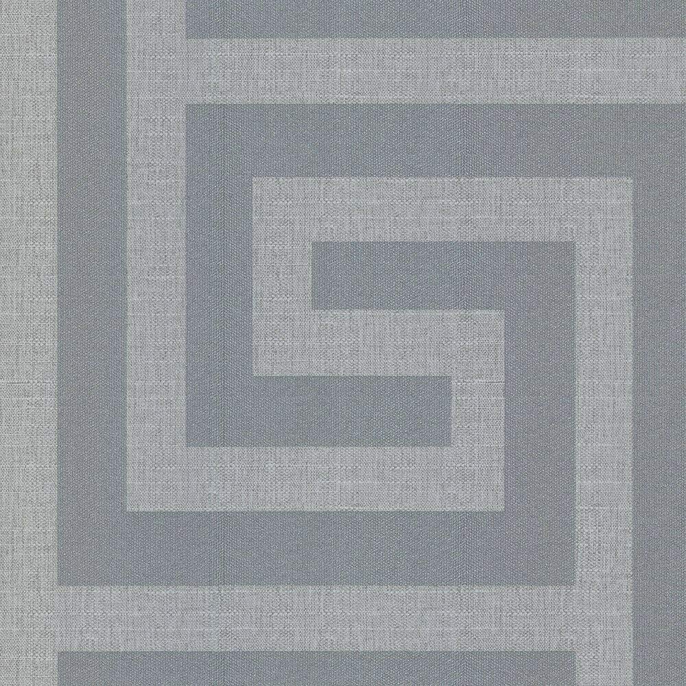 Belgravia Wallpaper Giorgio Greek Key Soft Silver GB8109 Full Roll