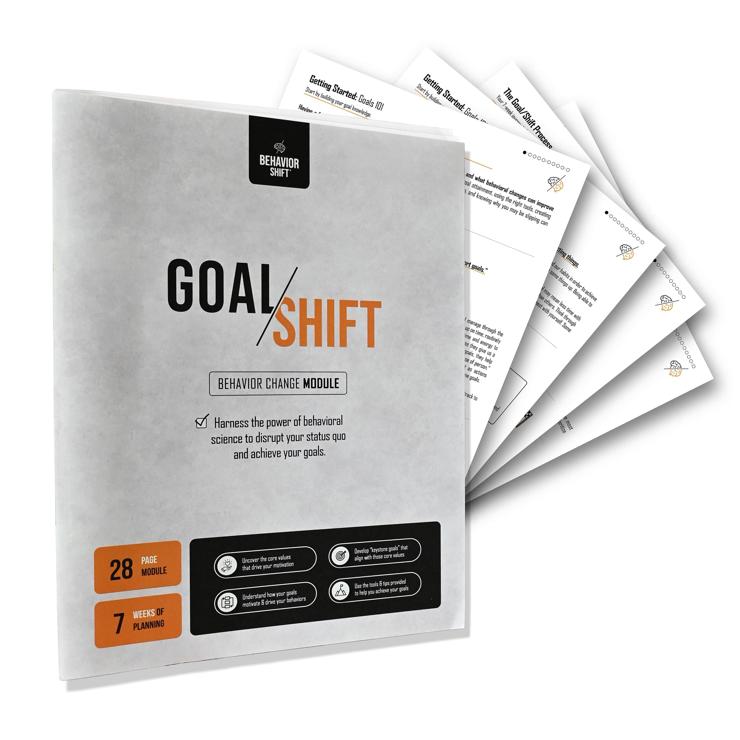 The Behavior Shift Daily Shift Goal Journal - Guided...
