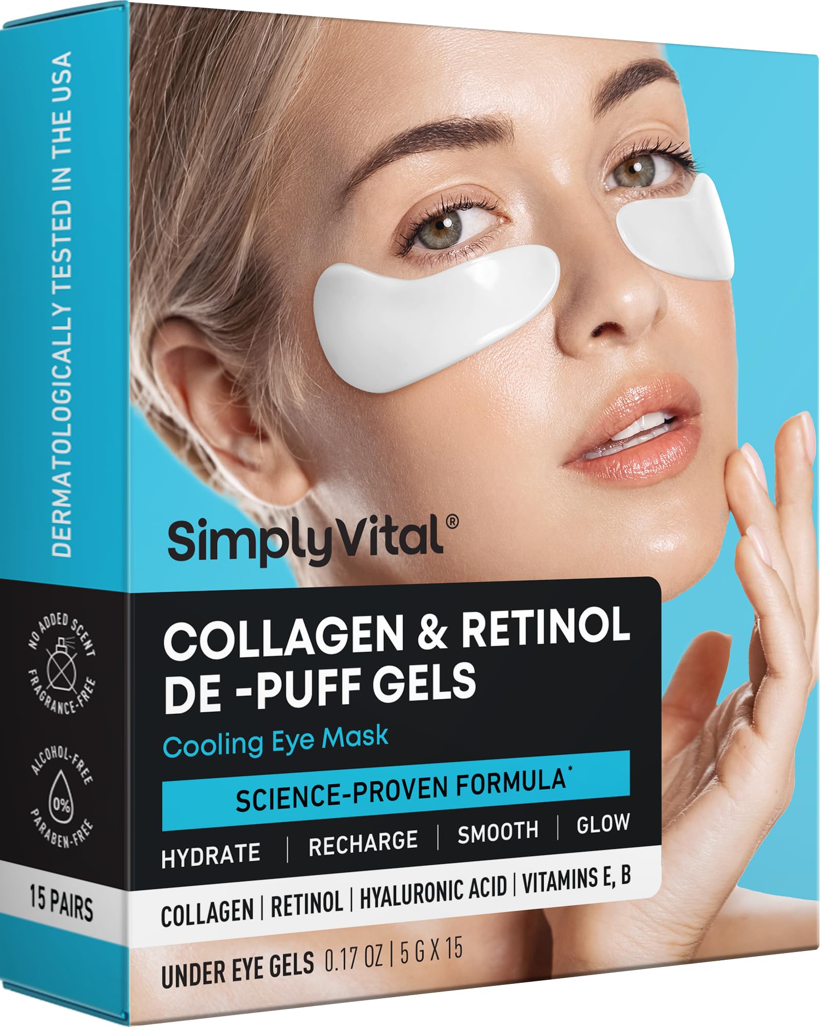 Collagen Eye Patches with Retinol & Hyaluronic Acid