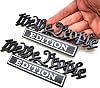 Classic We The People Edition 3D Full Metal car Emblems Decals Labels Personalized Decoration to Highlight Yourself 2PCBlackWhite