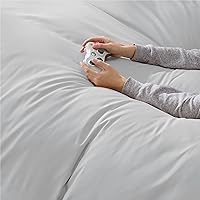 Vista 3 de Bedsure Funda de edredón de tamaño completo, juego de ropa de cama suave de doble cepillado para niños y adultos, cierre de cremallera, 3 piezas