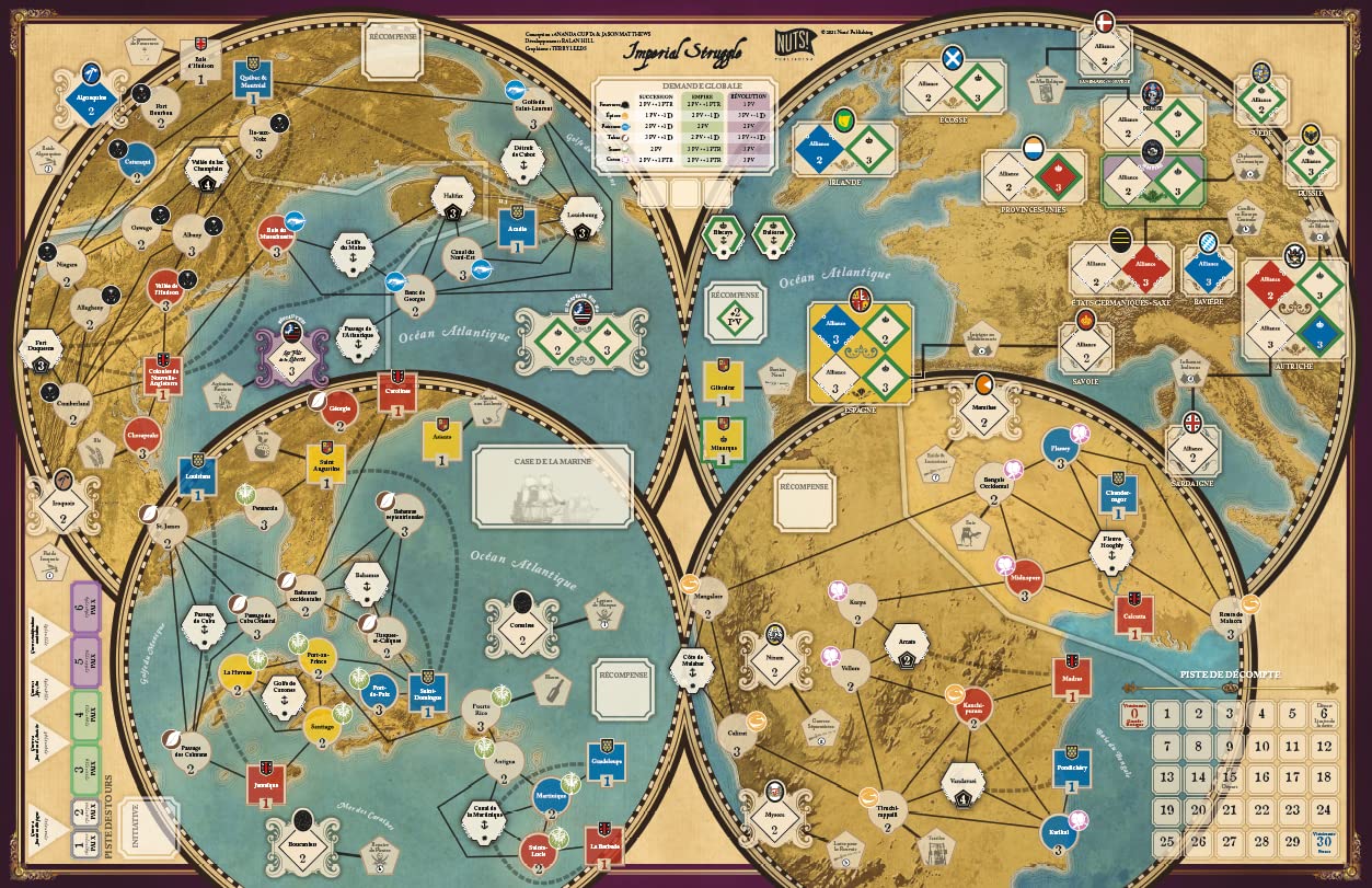 Nuts Publishing Imperial Struggle - Jeu de société - Version française, L