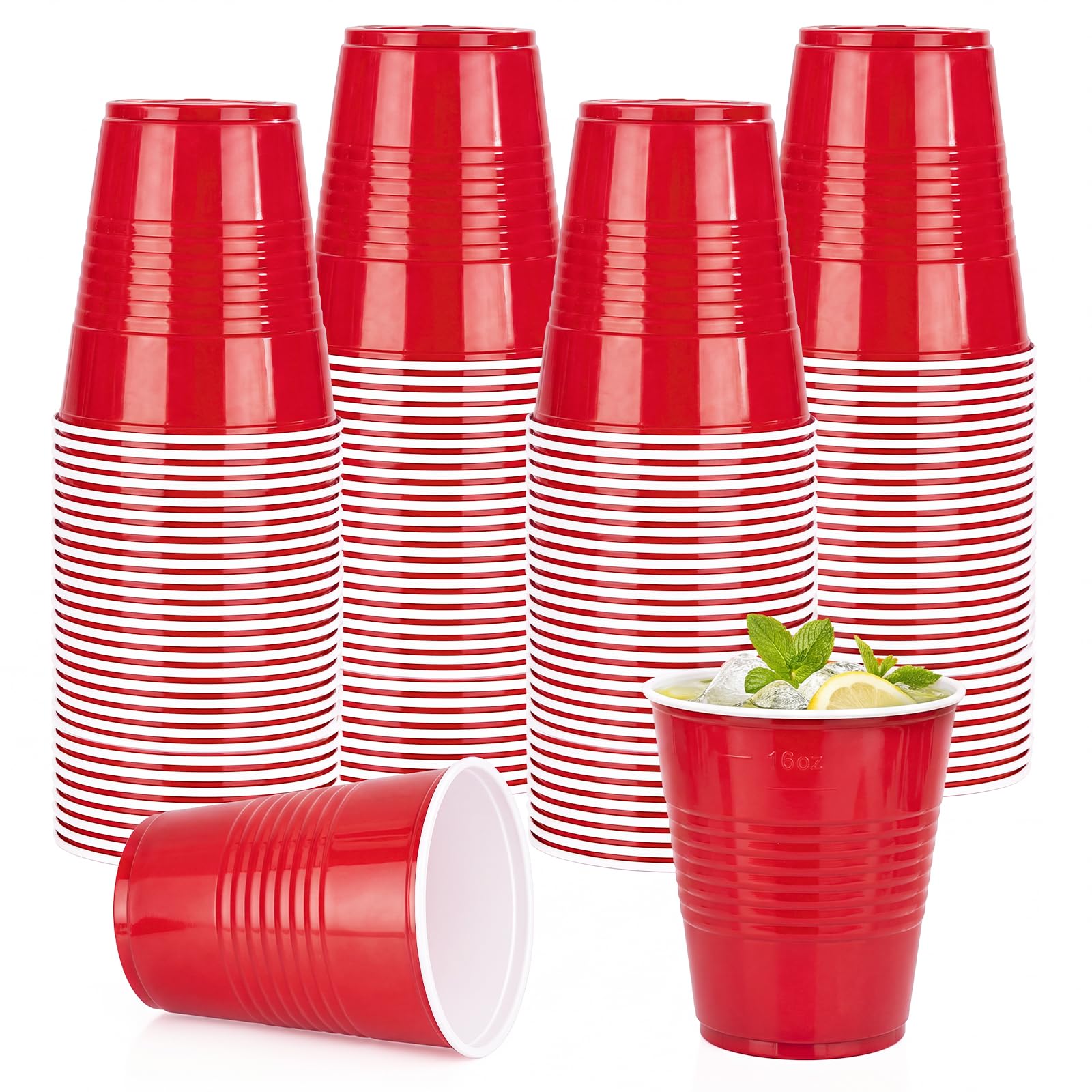 WELLIFE 200 PCS Gold Plastic Cups,9 oz Clear Plastic Cups,Disposable Wine Glasses,Plastic Cocktail Glasses for Party and Wedding — Amazon image 28