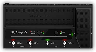 IK Multimedia iRig Stomp I/O USB pedalboard controller and audio interface for Mac, PC, iPhone and iPad - coolthings.us
