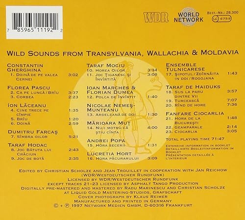 Miniatura 2 de Wild Sounds Transylvania Wallachia & Moldavia
