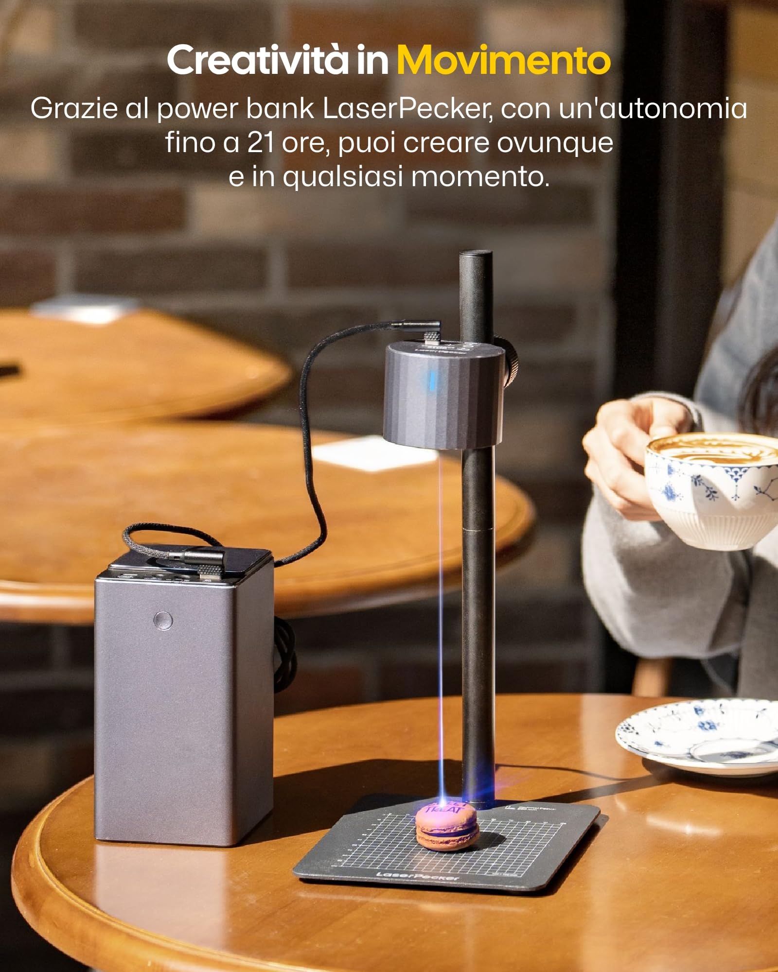 Laserpecker Mini Incisore Laser LP1 Plus per Principianti