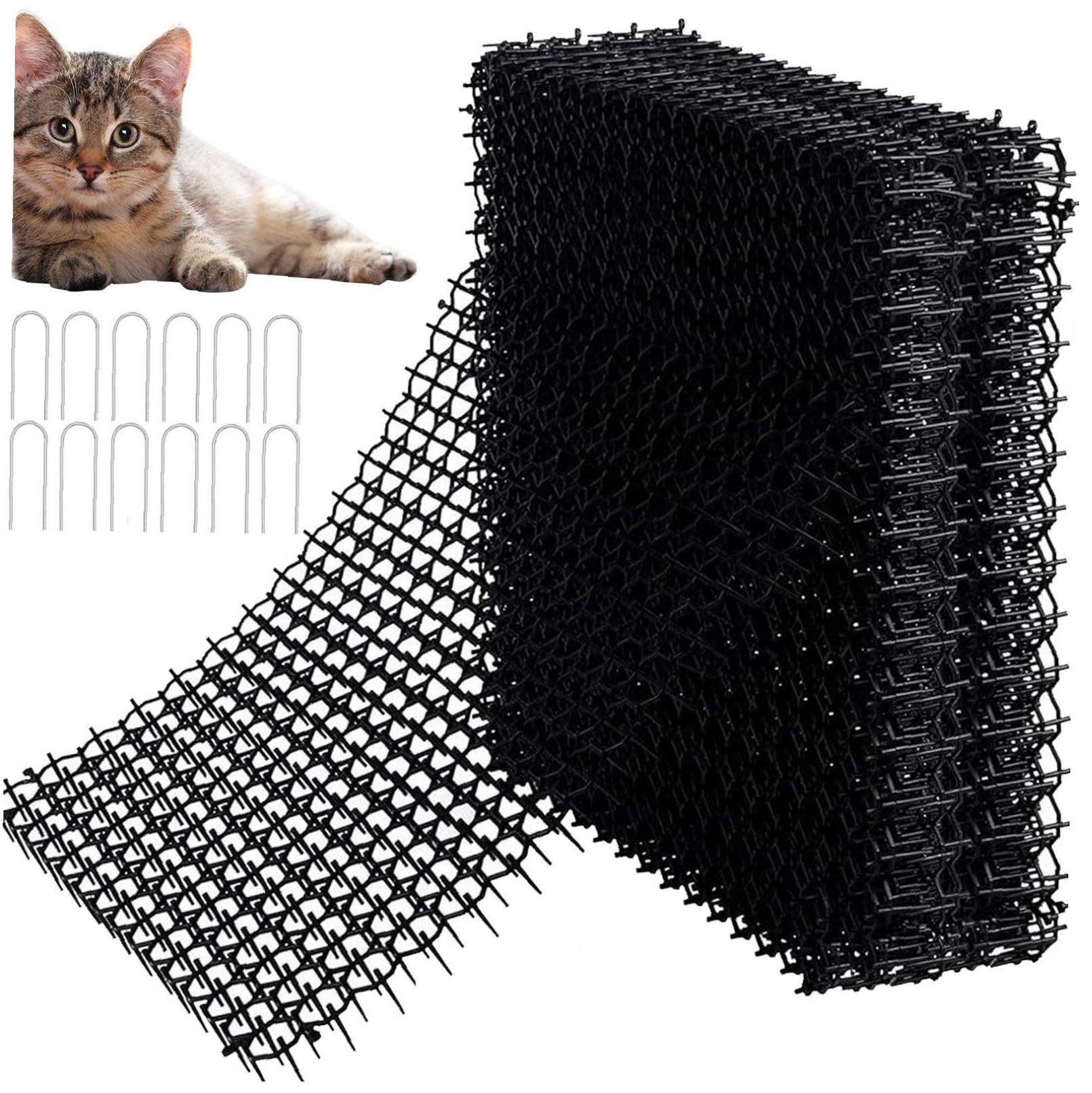 Amazon.co.jp: 猫よけシート とげマット 15*20cm 猫よけグッズ 猫よけ