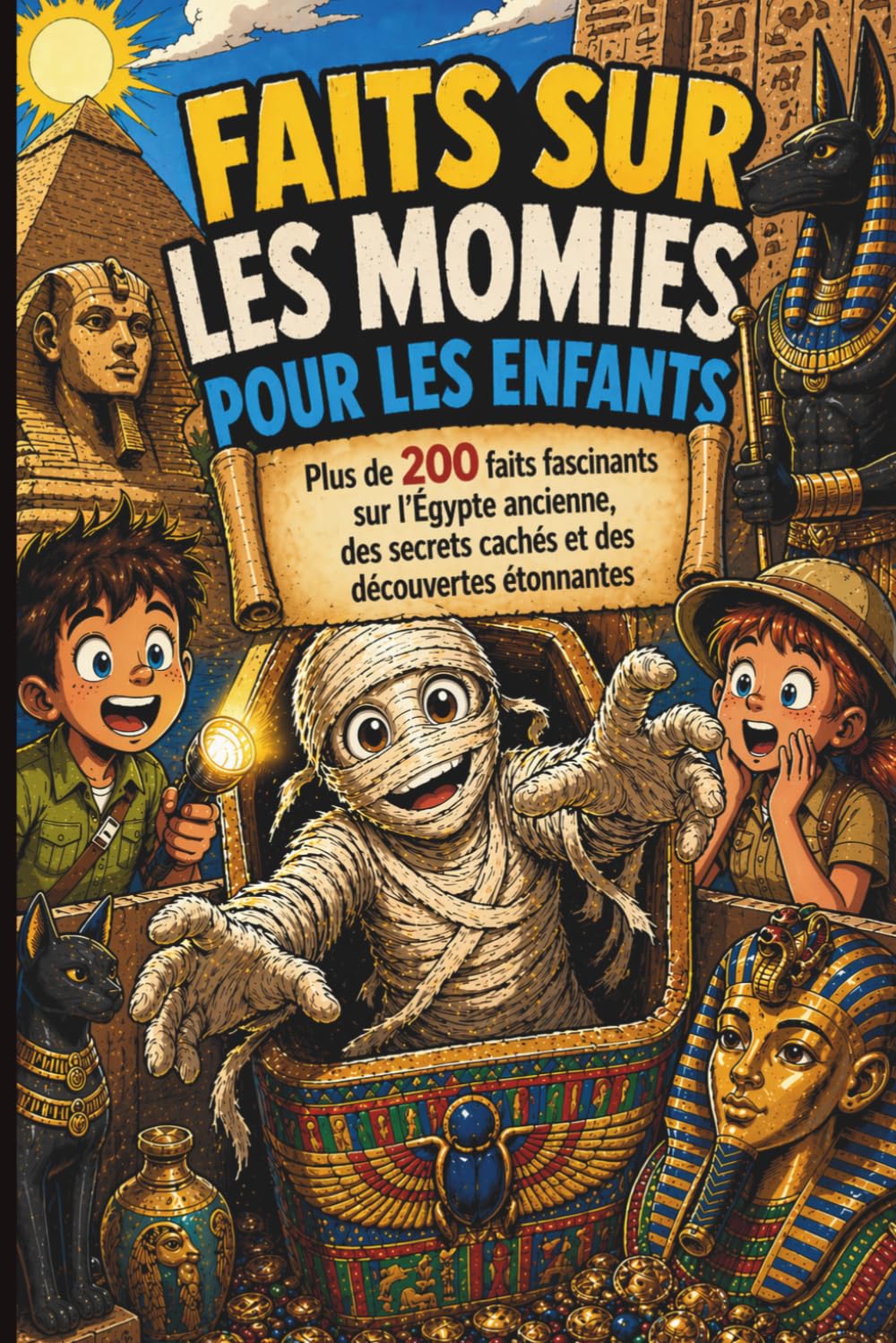 Faits sur les momies pour les enfants: Plus de 200 faits fascinants sur l’Égypte ancienne, des secrets cachés et des découvertes étonnantes