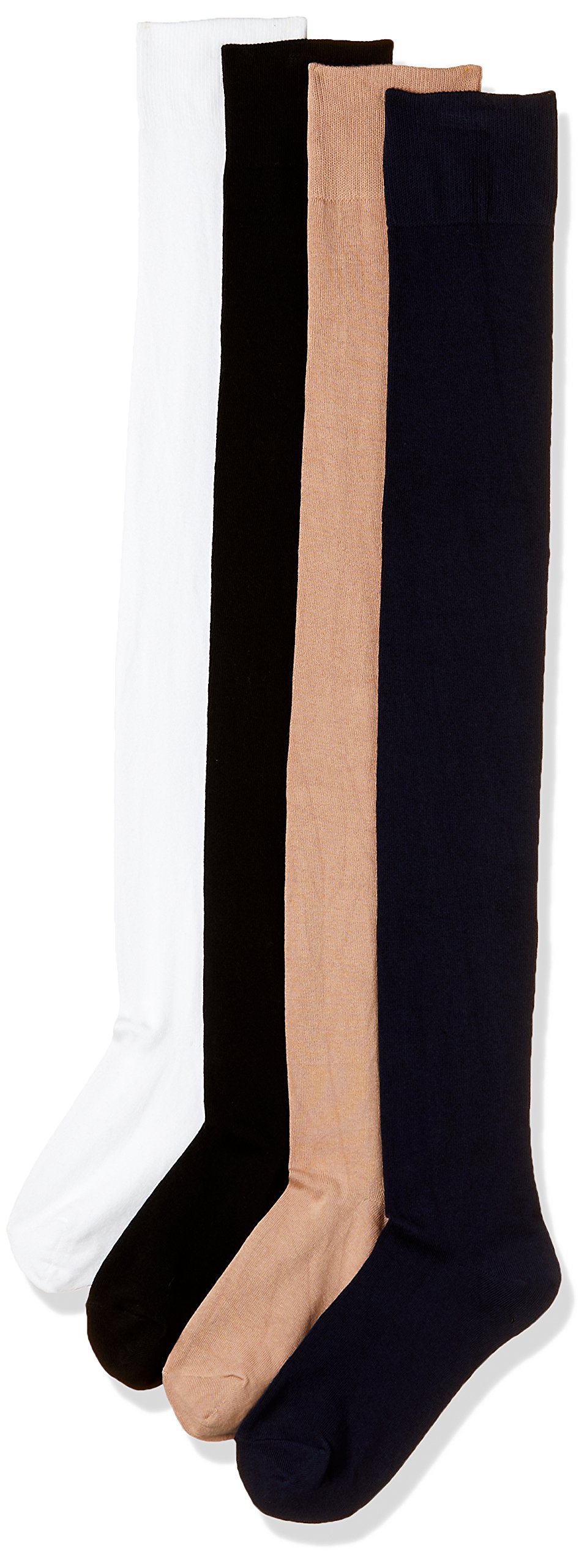 bonjour Cotton Women's Knee Length Socks (Pack of 4)(BRO4002-06-PO4-ASSORTED_Multicoloured_13-16 Years)-picture-39