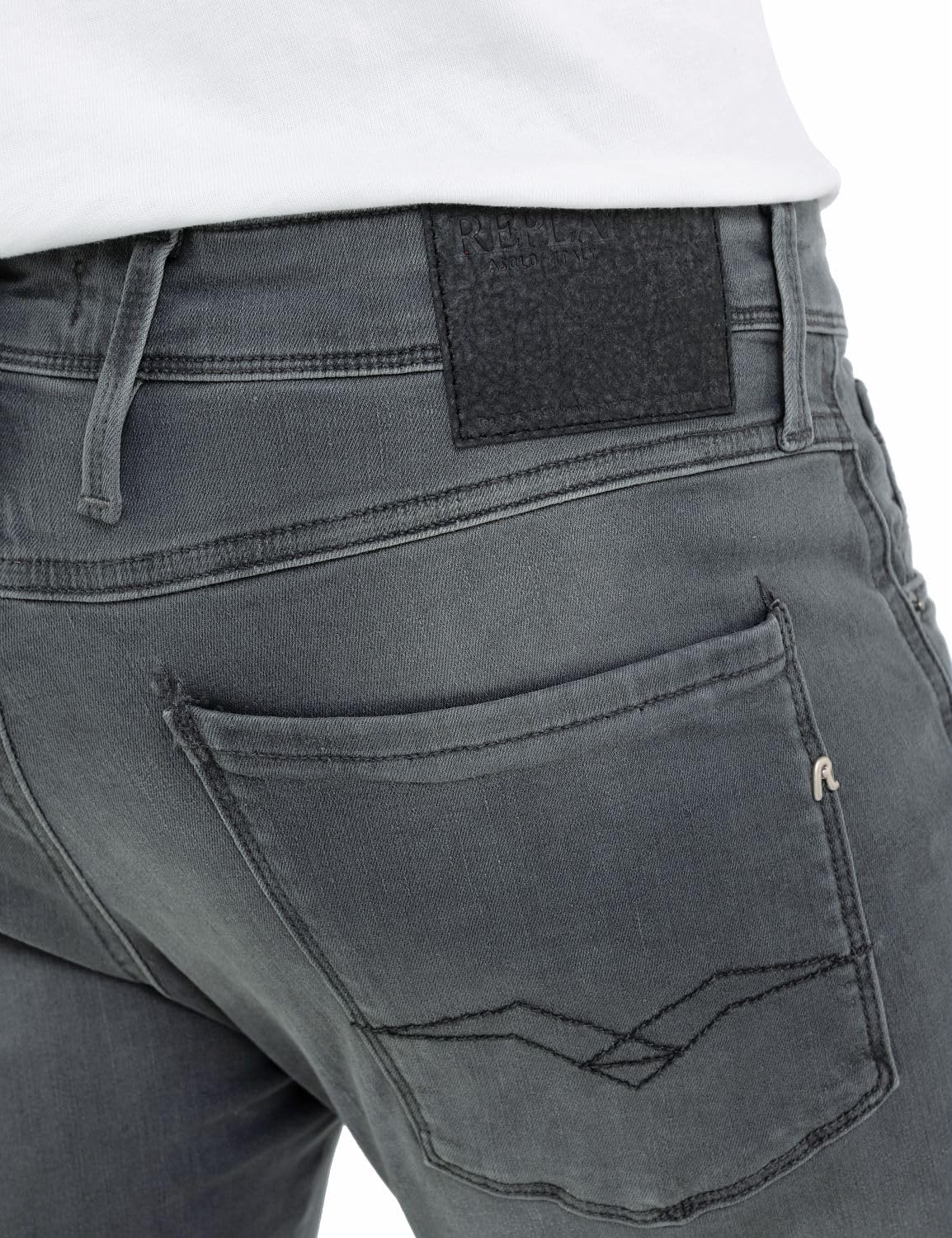 Replay Herren Jeans Anbass Slim-Fit mit Comfort Stretch – Bild 6