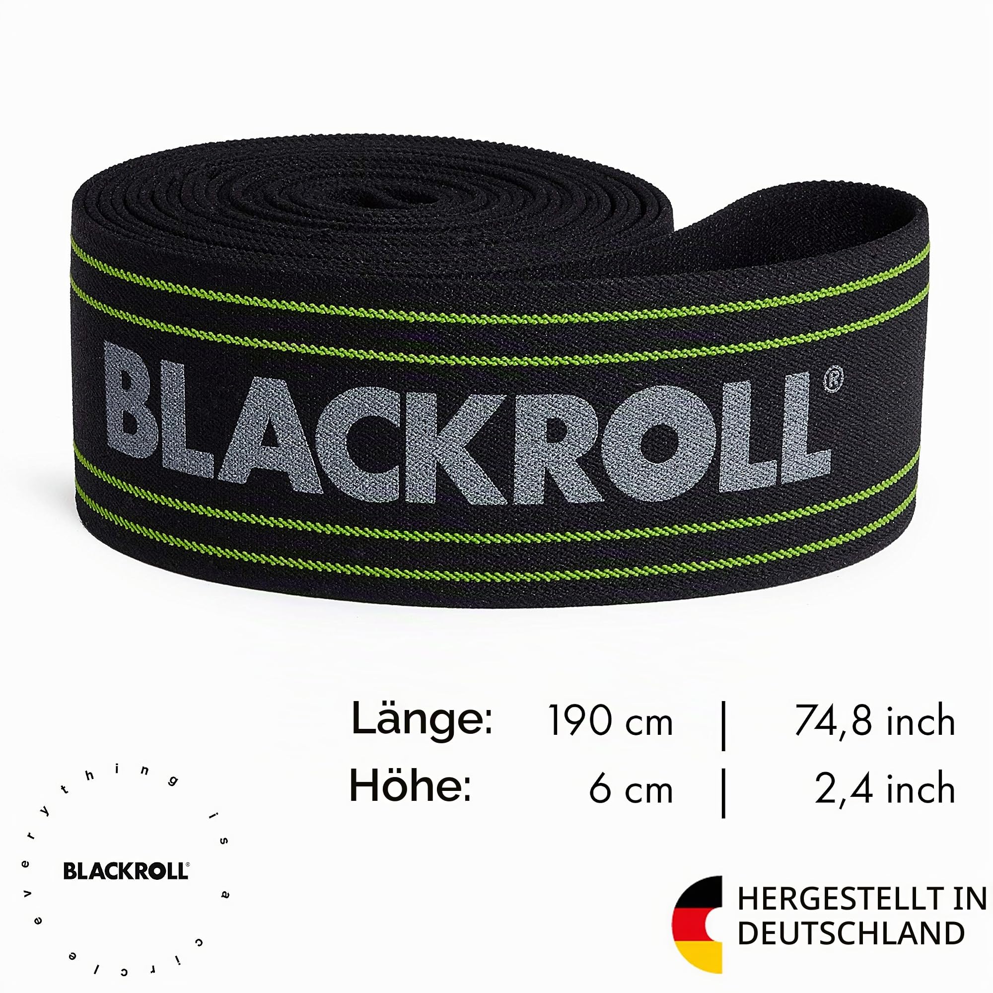 BLACKROLL RESIST BAND - Fitnessbänder Resistance Band optimal zur Mobilisierung sowie für ein kombiniertes Training zur Kräftigung und Steigerung der Flexibilität