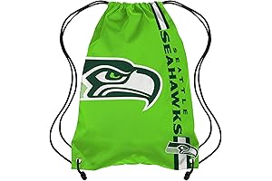 FOCO Seattle Seahawks Alternate Color Big Logo Drawstring Backpack in Green