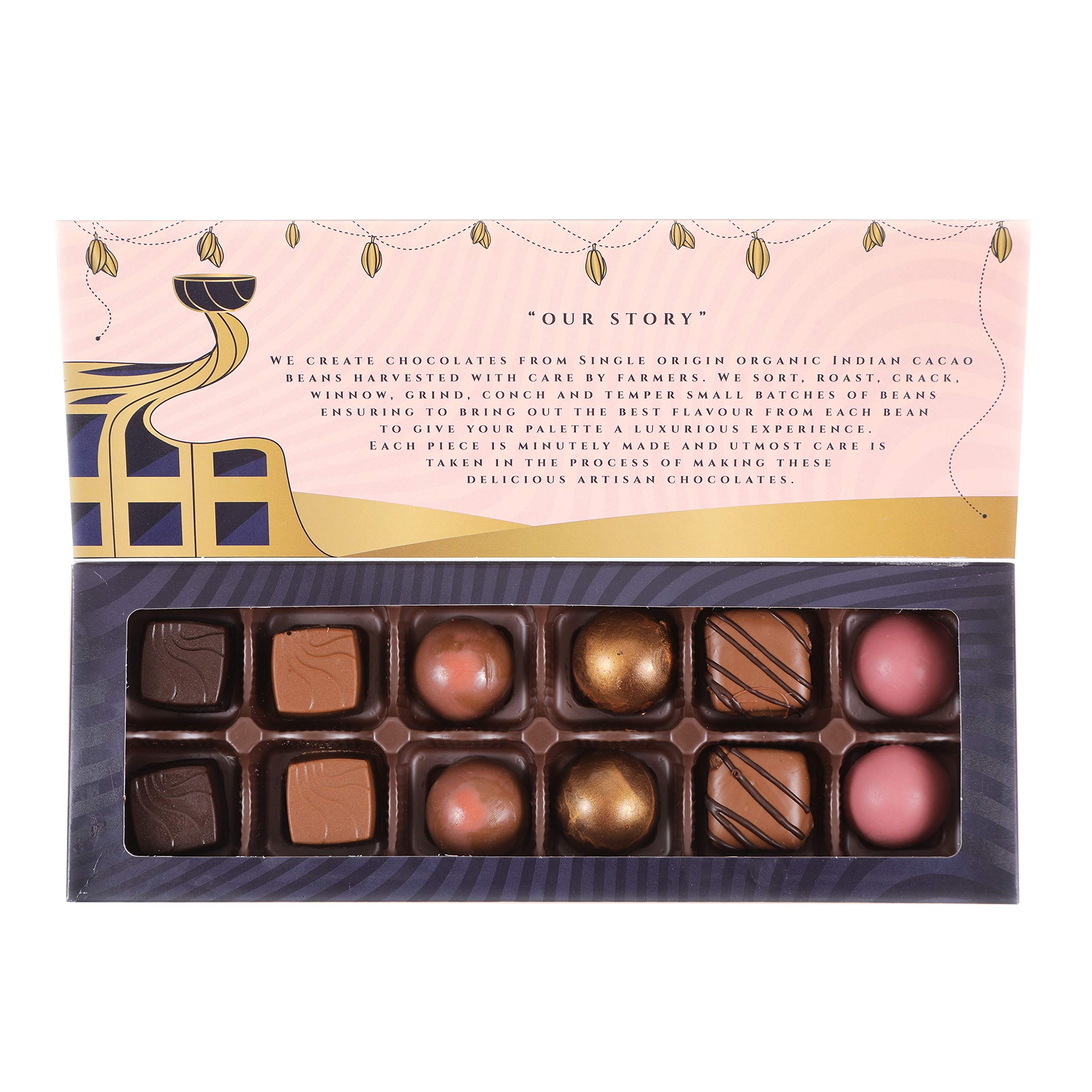Buy TriCous Premium Artisanal Chocolate Box Chocolates Collection for