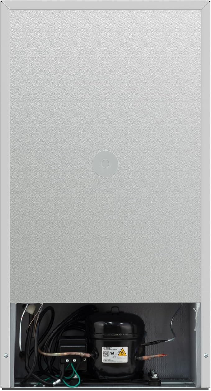 Frigidaire Compact Refrigerator with Top Freezer - 2 Door Fridge with 3.2 Cu Ft, Contemporary Series, White on Fridge.com