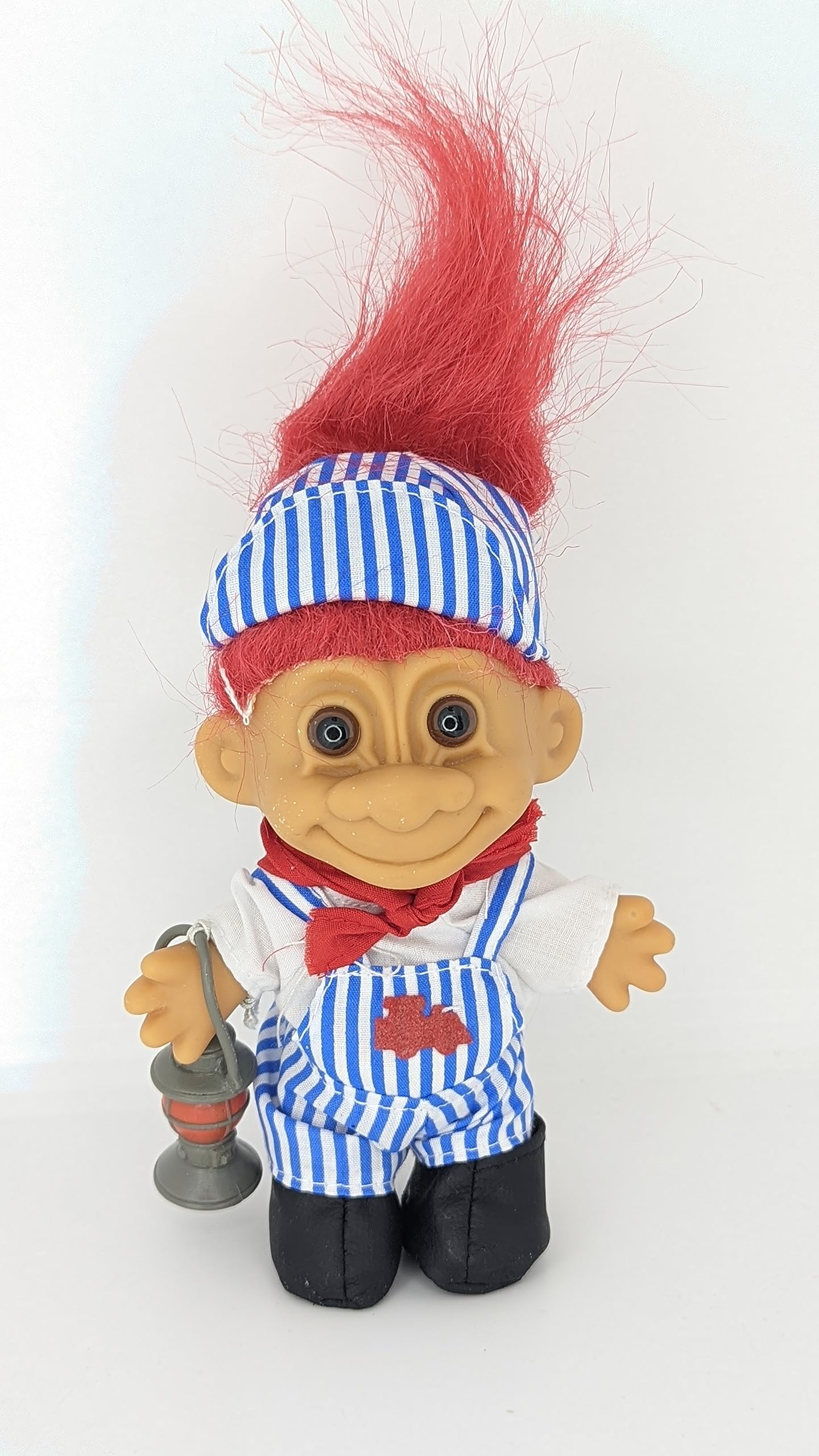 Amazon.com: Troll Doll 5 inch Red Hair Train Conductor