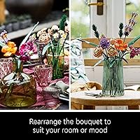 Vista 5 de LEGO Botanicals Flower Bouquet Building Set - Artificial Flowers for Decoration for Home and Display, Ages 18+ - for Table, Desk, Office - Gift for