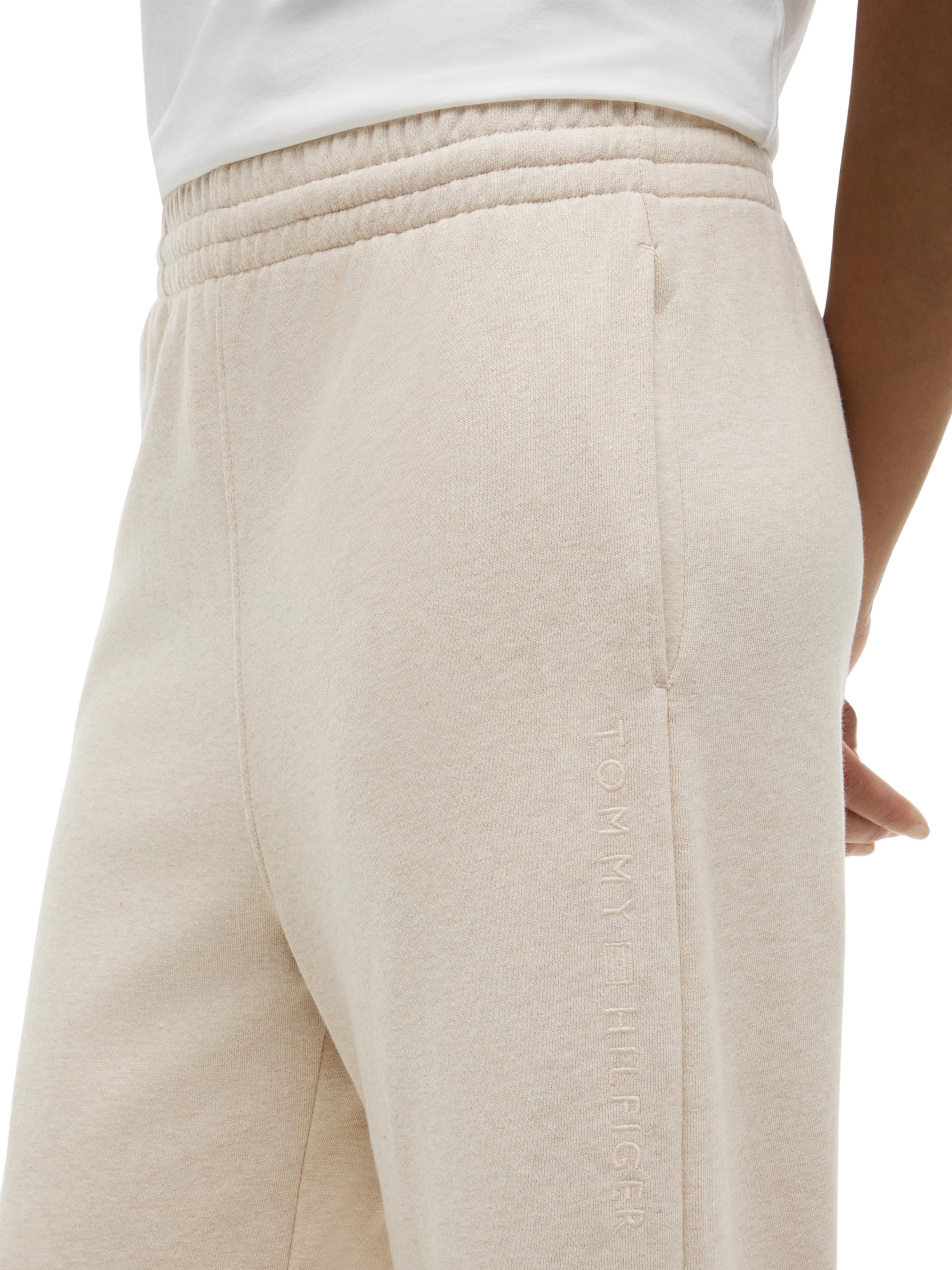 Tommy Hilfiger Damen Jogginghose Wide Leg mit Elastikbund