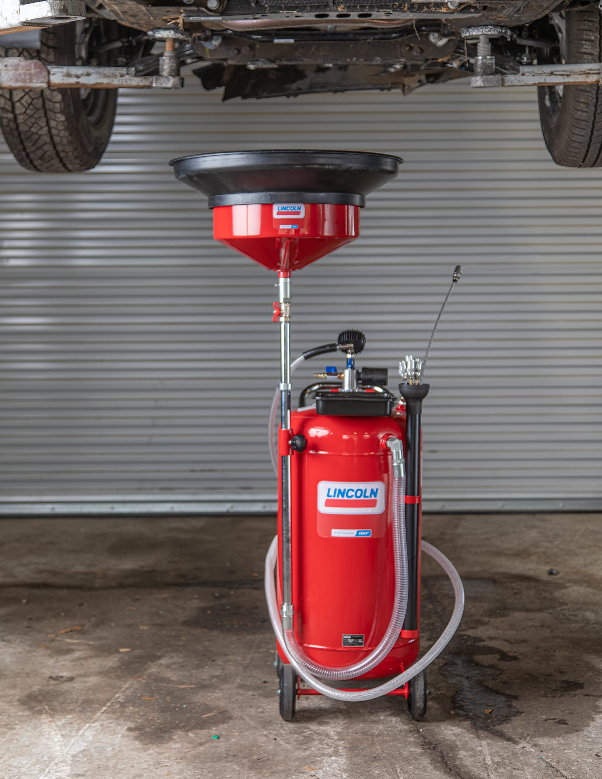 Amazon.com: Lincoln 3639 25 Gallon Fluid Drain and Evacuator Tank