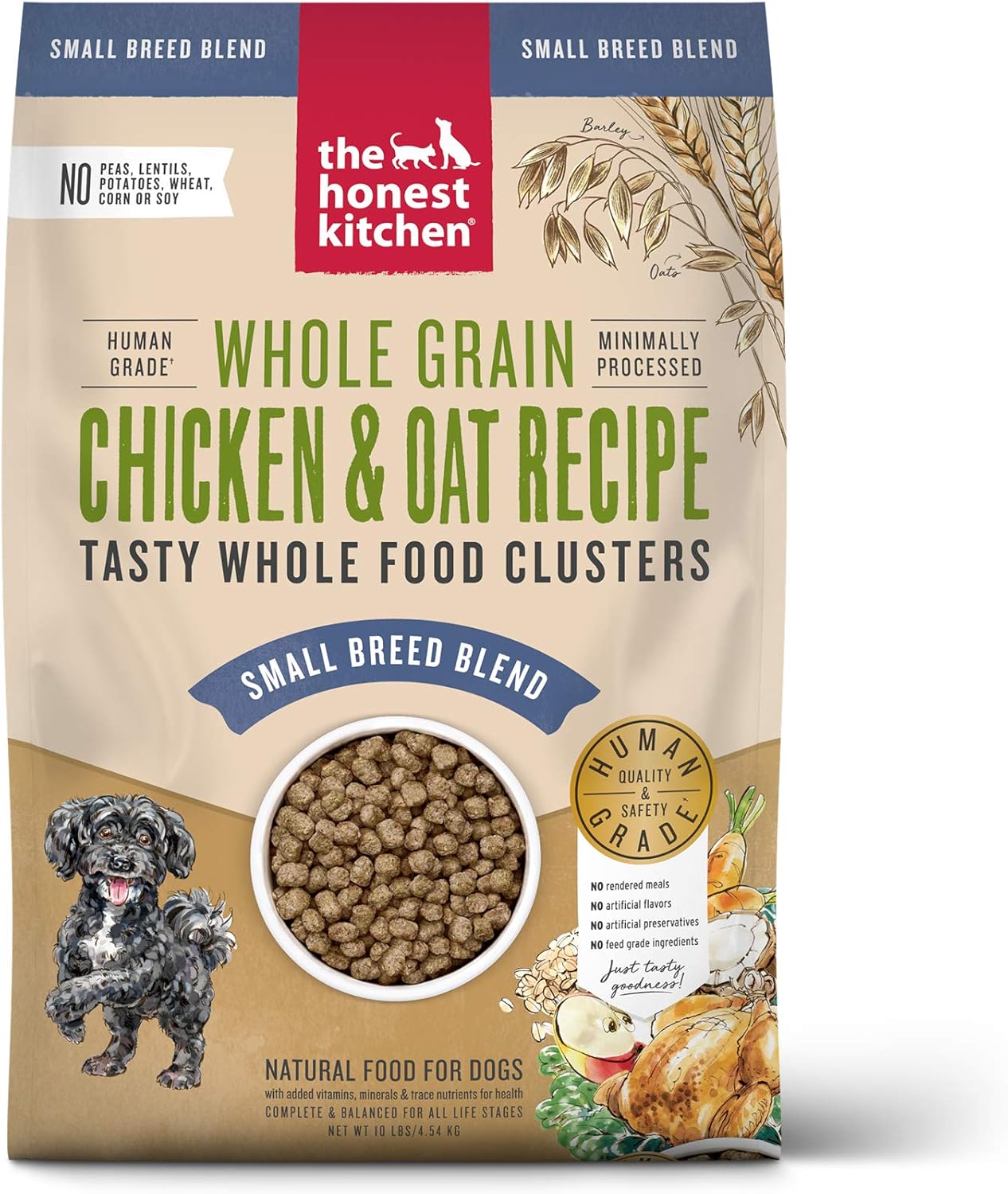 The Honest Kitchen Whole Food Clusters Small Breed Whole Grain Chicken Dry Dog Food