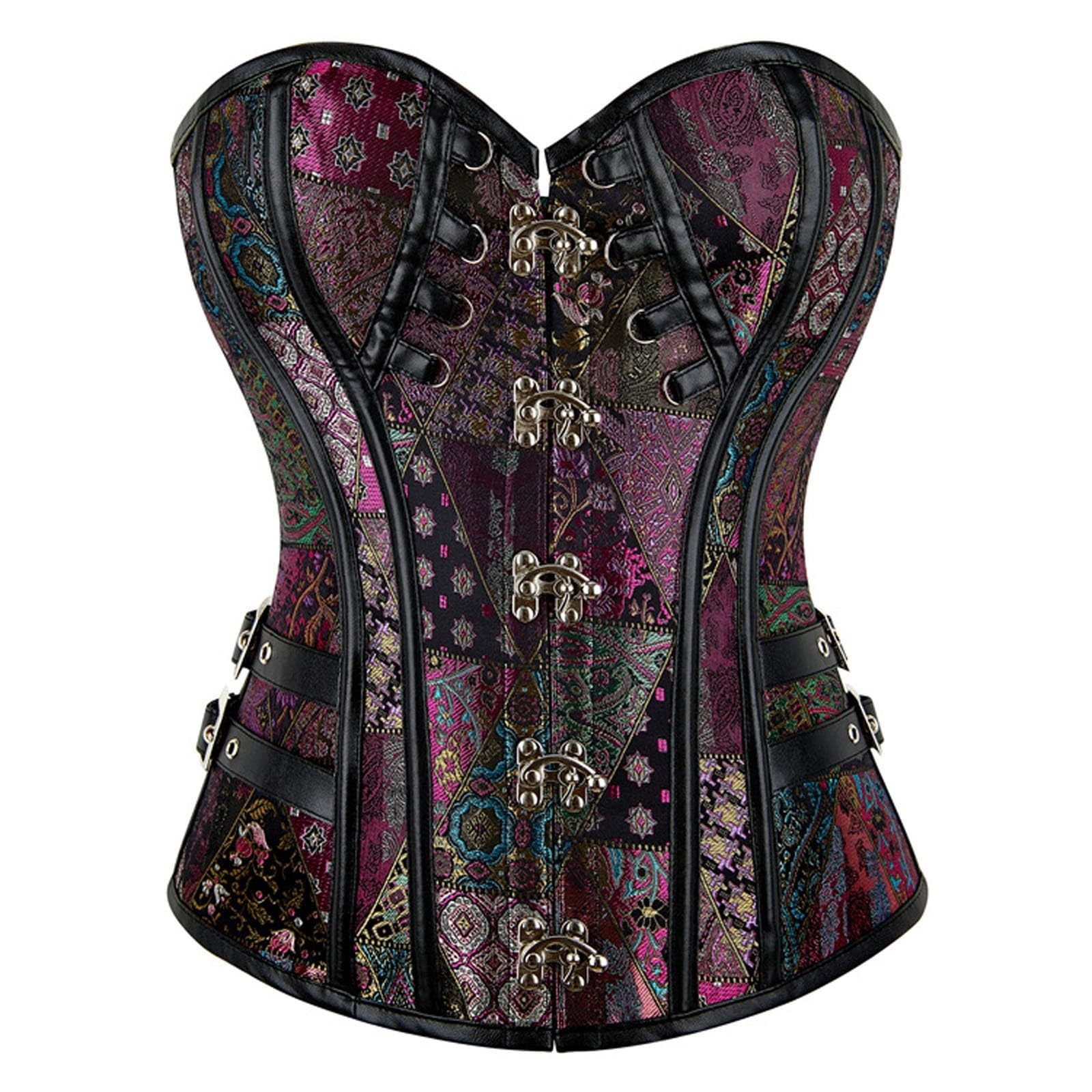 Corset Mujer CorpiñOs Negro CinturóN Faja Moldeadora Sin Alta Compresión Firme Cintura Ancha Control Abdominal Transpirable Uso Diario