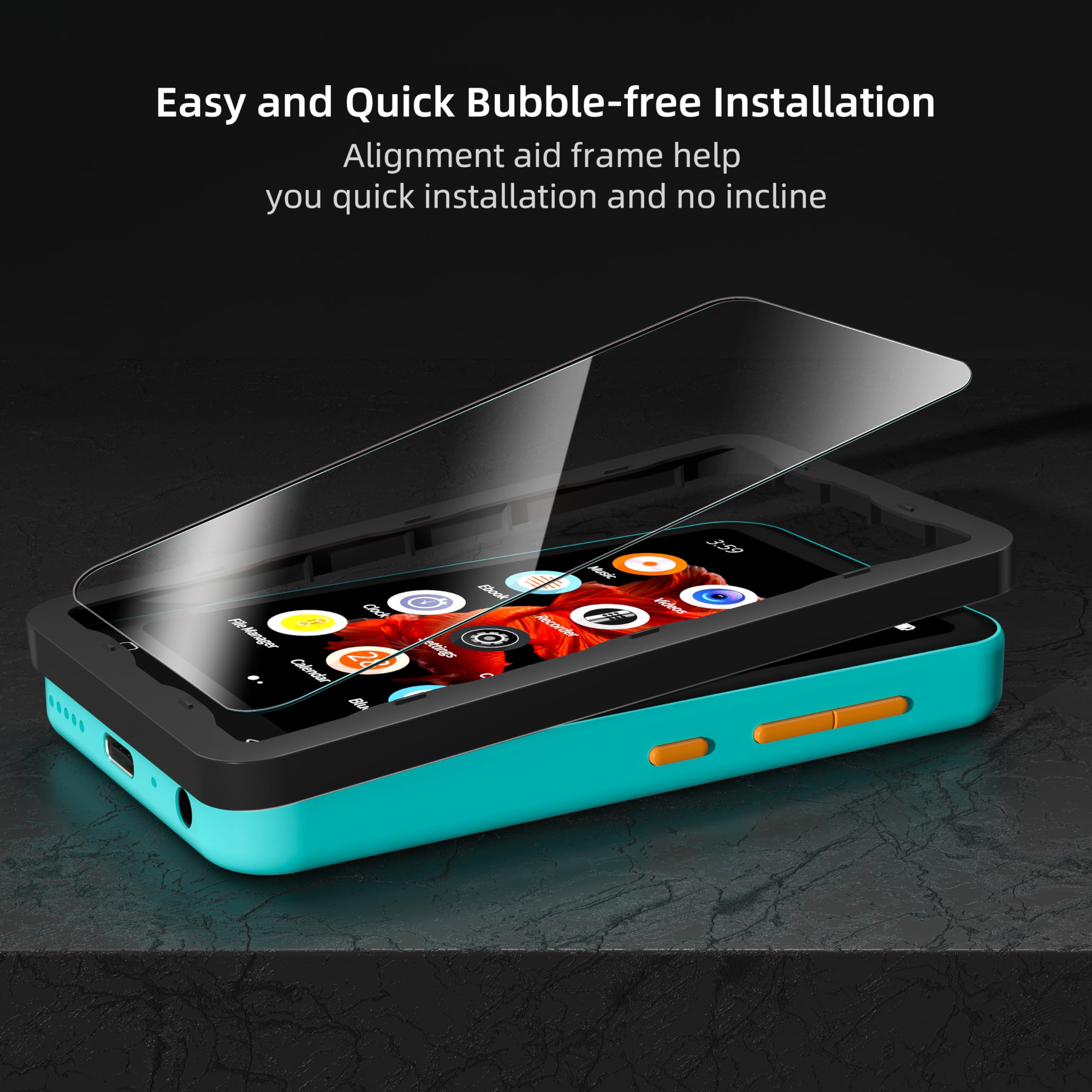 Protections D'écran Pour Lecteur MP3 TIMMKOO Q8 - Lot De 6 Films TPU HD Transparents | Anti-rayures, Oléophobes - 9