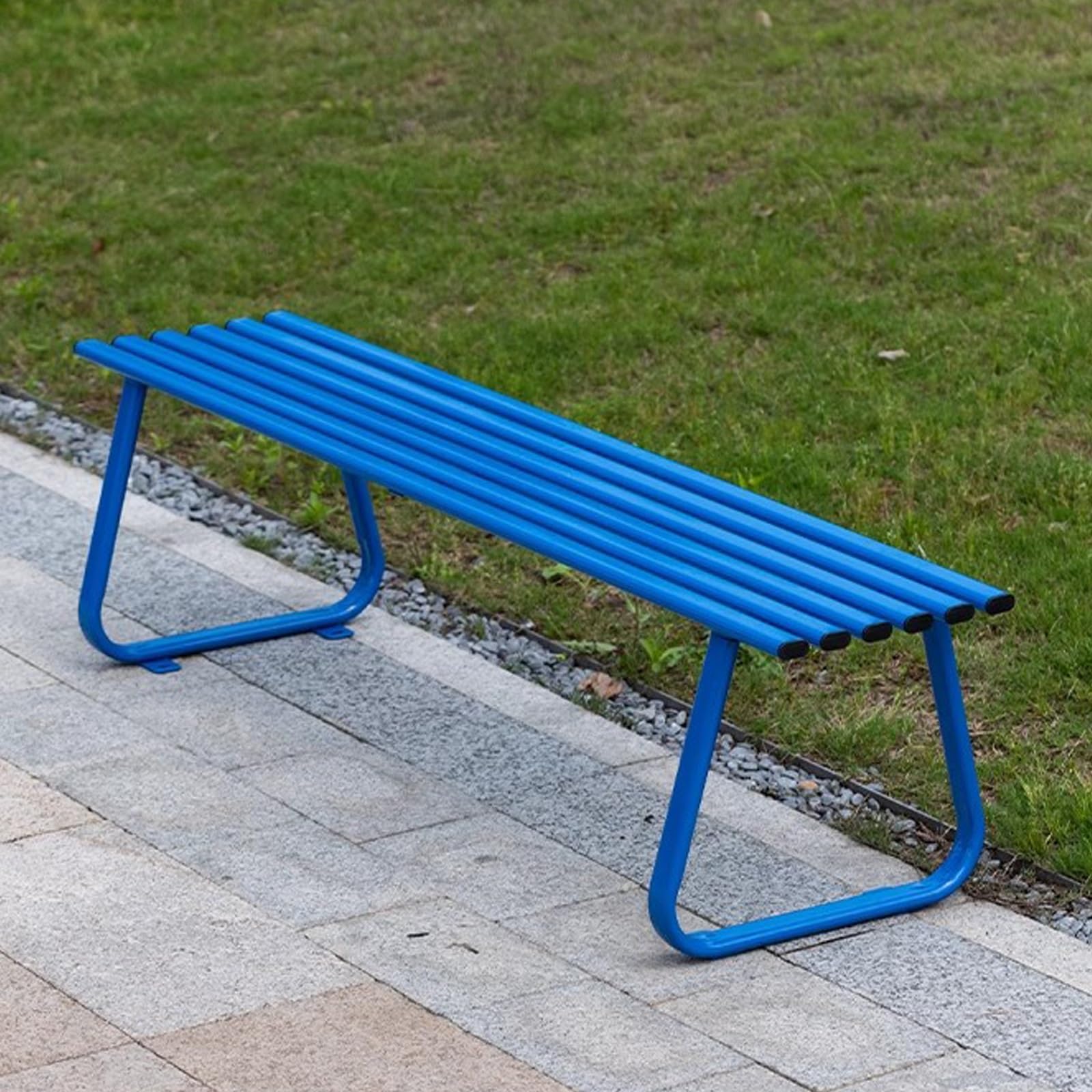 Banco de jardín de metal de 880 libras que no se oxida ni se decolona