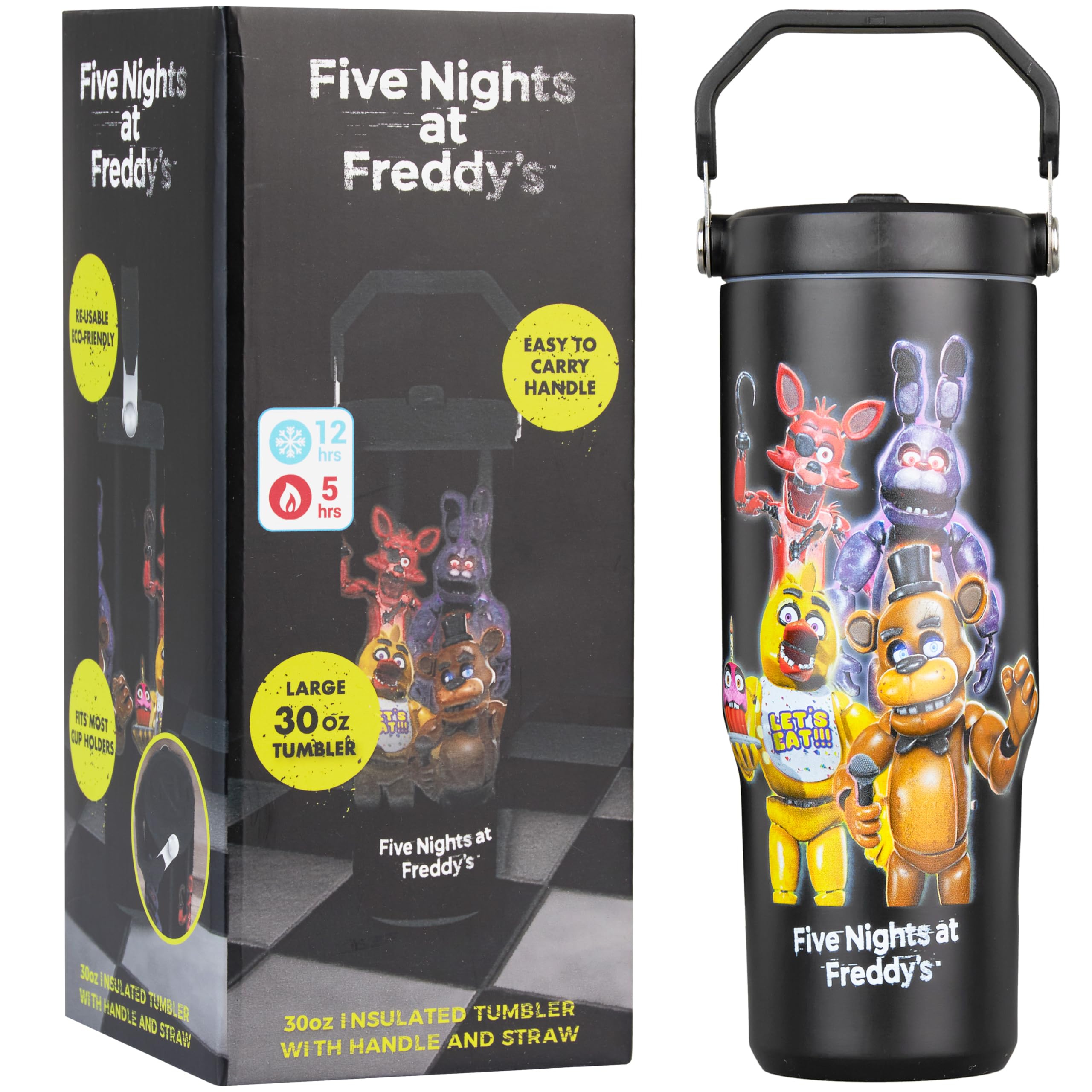 Get Trend Five Nights at Freddy’s Insulated Tumbler 850ml with Straw