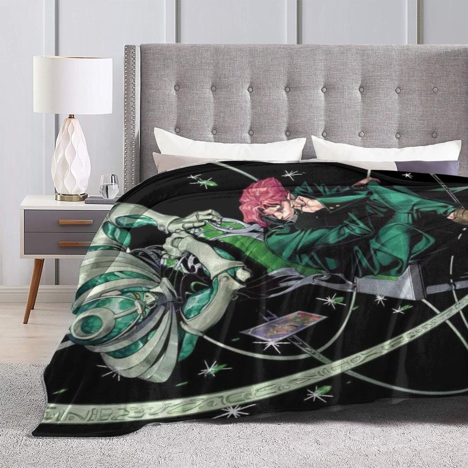 Amazon｜毛布 ジョジョの奇妙な冒険 花京院典明 ブランケット