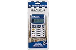 Calculated Industries 8510 Home ProjectCalc Do-It-Yourselfers Feet-Inch-Fraction Project Calculator