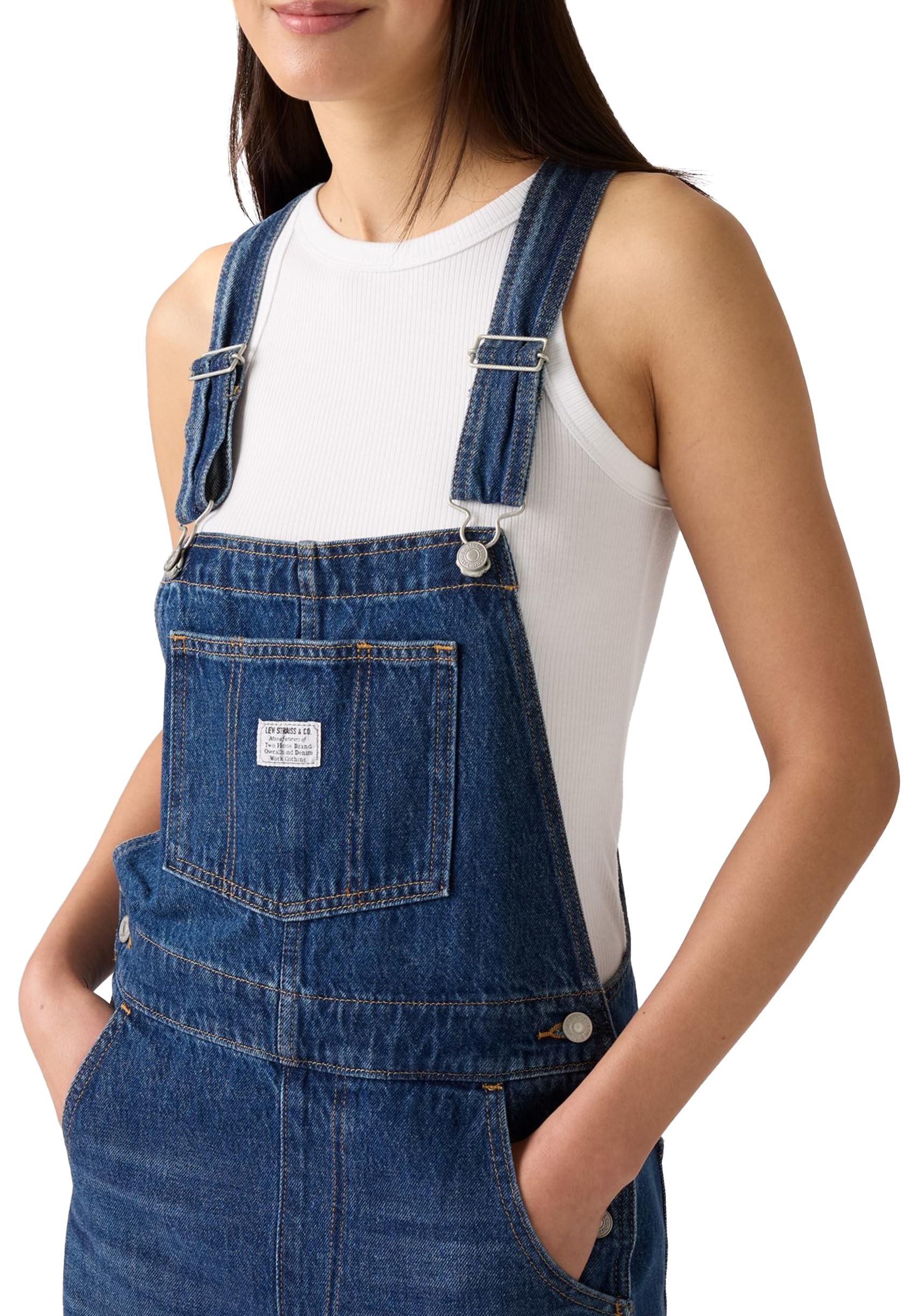 Levi's Combinaison Vintage Dark Indigo - Finition Plate Vintage OVERALL Dark Indigo - Finition plate Femme
