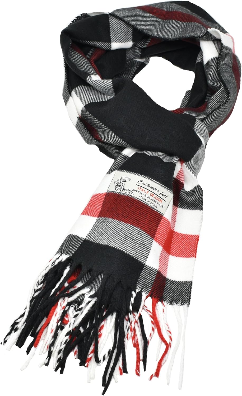 Glory Max Classic Plaid Striped Luxurious Checked Pattern Winter Scarf For Men Women Soft Cashmere Feel 72"x12"