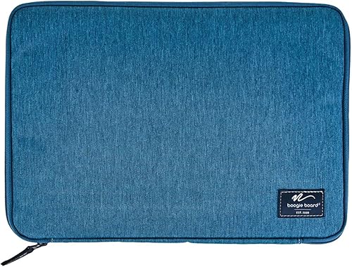 Boogie Board Funda protectora con cremallera para cuadernos reutilizables de pizarra, verde azulado (la pizarra se vende por separado)