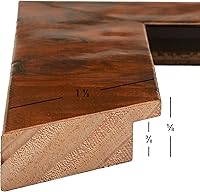 Vista 3 de Craig Frames Innovations - Portarretratos (4 x 6 pulgadas), color marrón miel