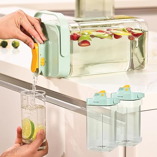 Chef's Path Fridge Drink Dispenser 3.5L (0.9 Gal), Set of