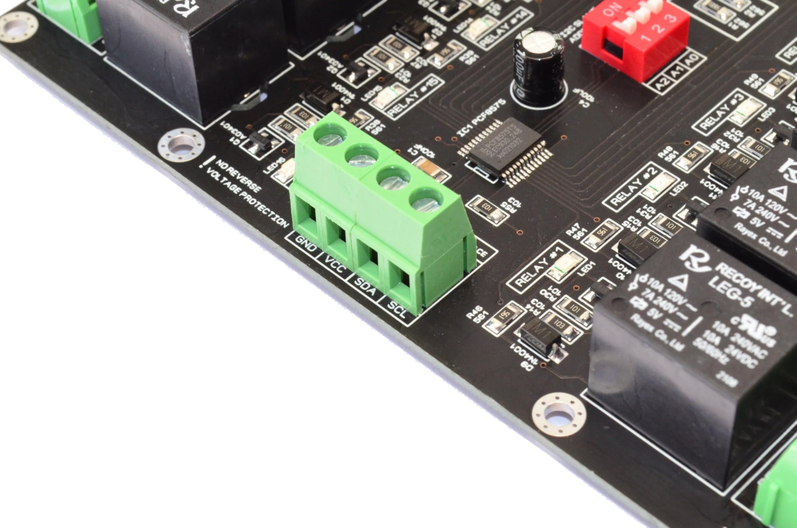 CHICIRIS 16-Kanal USB Relaismodul – Opto-isoliert, 10 A / 250 V, Mit LED-Statusanzeigen, Für Heimautomation & Robotik