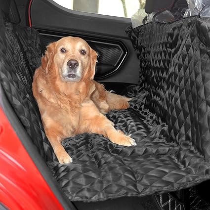 Tails To Tell Dog Car Seat Cover Waterproof & Scratch Proof & Nonslip Back Seat Cover Bucket Pet Seat Cover