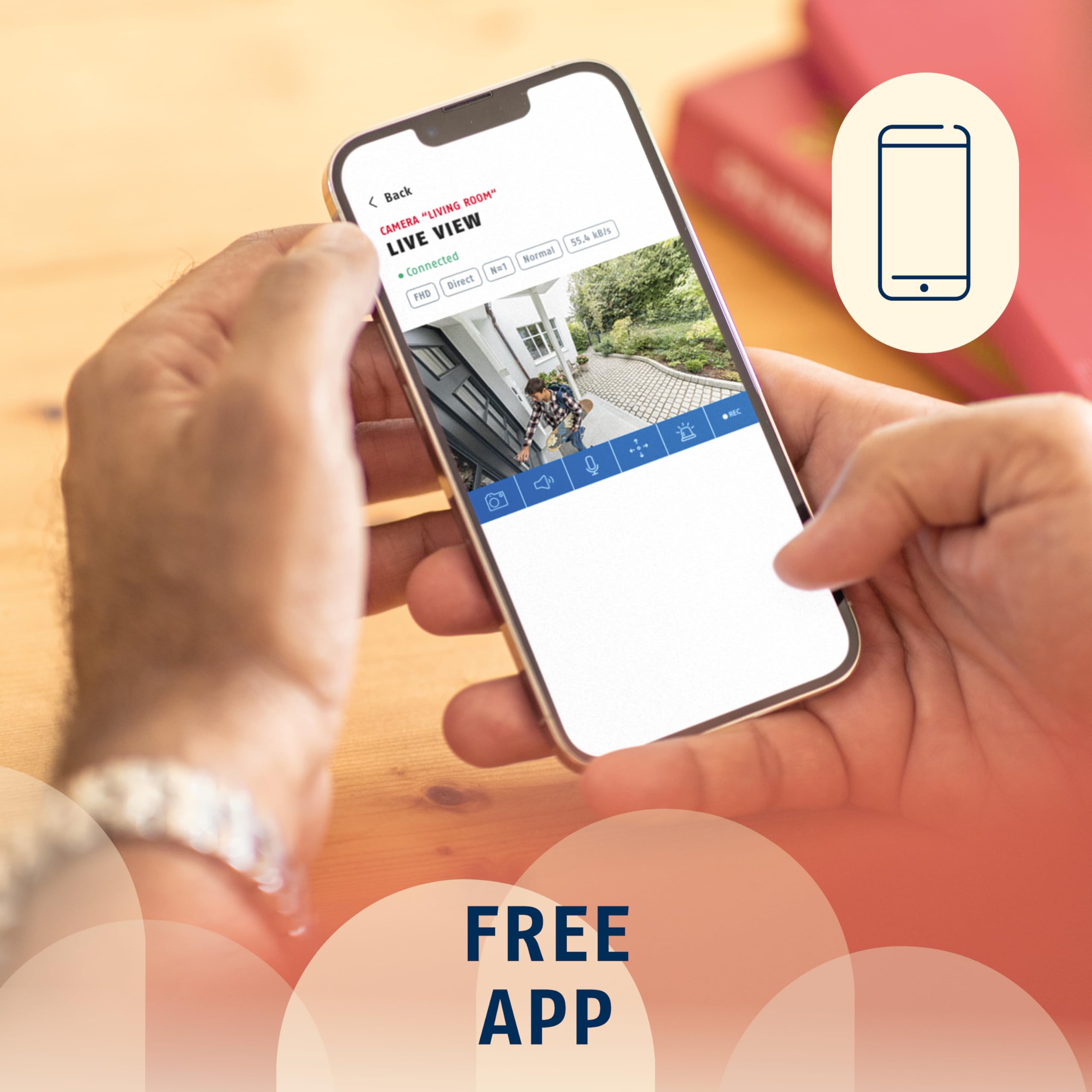 ABUS Centrale Allarme Smartvest Pro - Sirena Integrata, App Gratuita | Espandibile fino a 32 dispositivi radio e 4 telecamere ABUS - protezione antintrusione, acqua e incendio